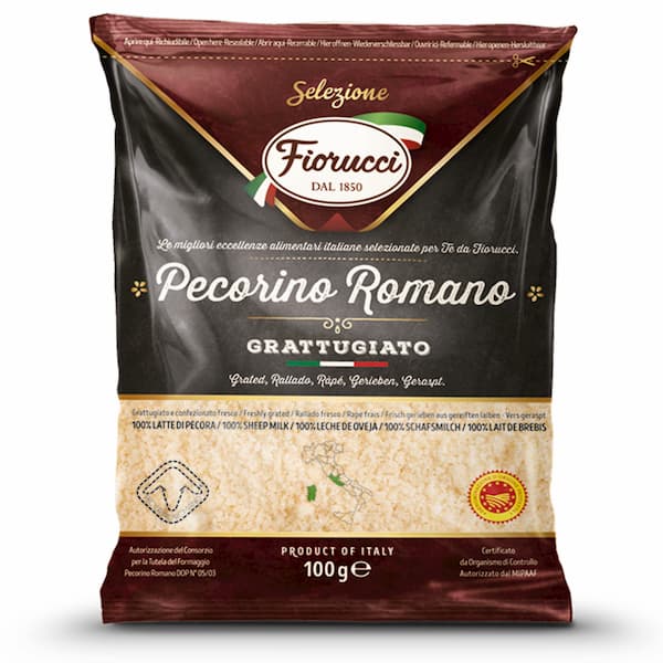 Pecorino-Romano-Grattuggiato-fiorucci formaggio pecorino romano grattuggiato, cesare fiorucci