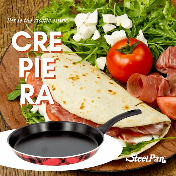 crepiera, steel pan