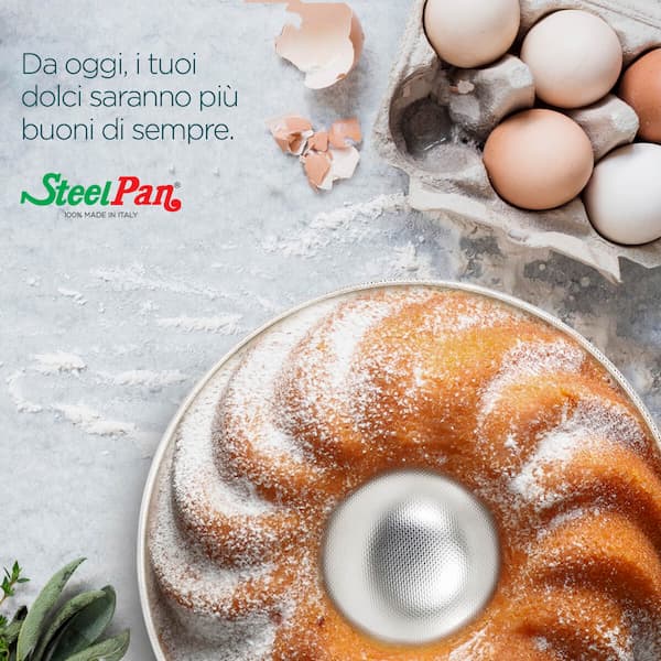 stampo ciambella acciaio inox, steel pan