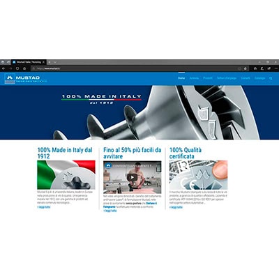 Mustad – New website screws technology