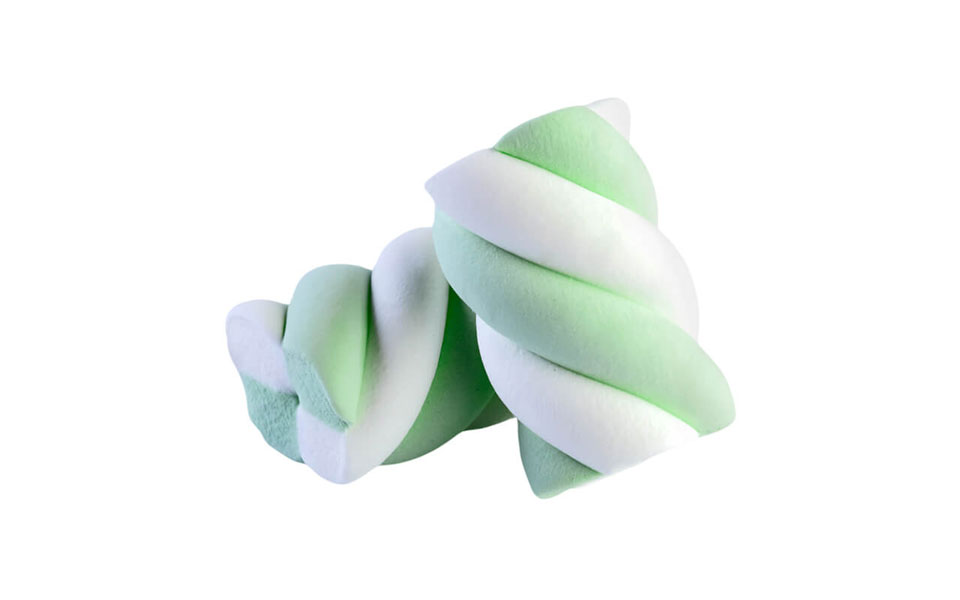 marshmallow estruso verde bulgari agostino