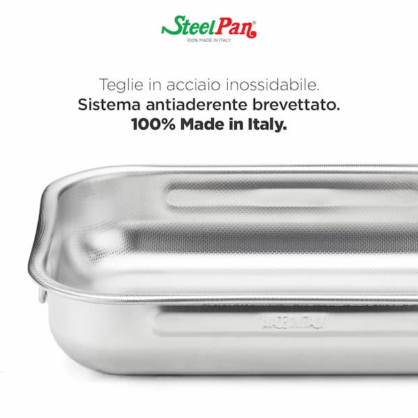 teglia acciaio inox Steel Pan