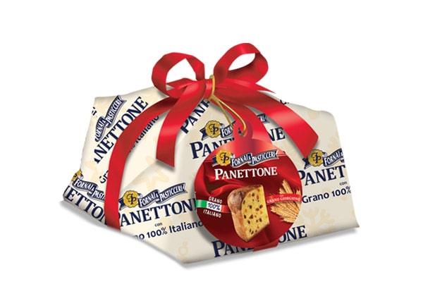 deco fornai e pasticceri panettone incartato a mano