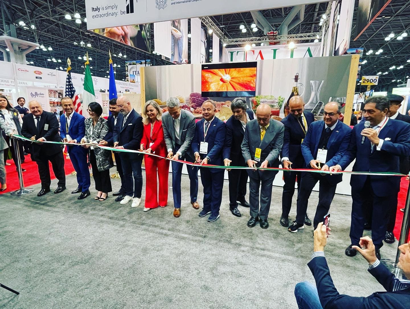 SFFS Italian Pavilion Ribbon Cutting