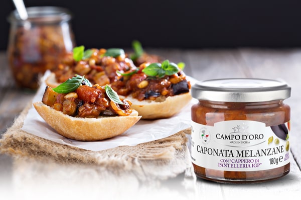 Campo D'Oro, caponata di melanzane