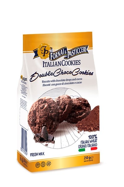 Deco Fornai & Pasticceri Double Choco Cookies Italy Export