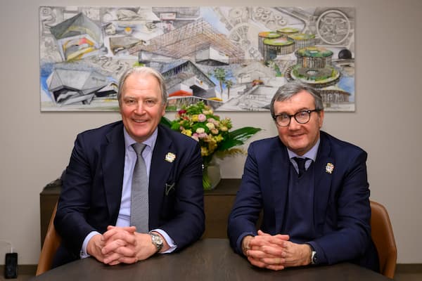 Geral Boese, CEO Koelnmesse GmbH e Franco Mosconi, Presidente Fiere di Parma